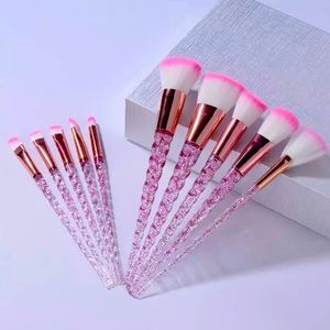 10 Piece Makeup Brushes Set